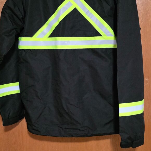 NWT - Men's Reflective Black Jacket - Picture 5 of 6